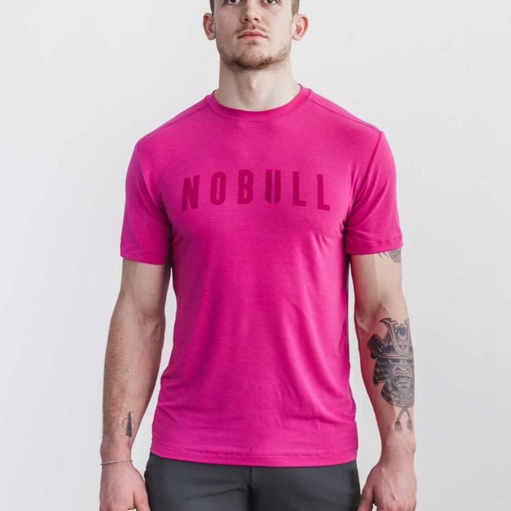 NOBULL Pink Short Sleeve Tee